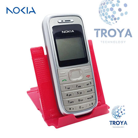 Nokia 1200 Tuşlu Telefon, Sarı Ekran, Asker Telefonu, Uzun Şarj, Sağlam Yapı, Tuşlu Cep Telefonu, Sıfır