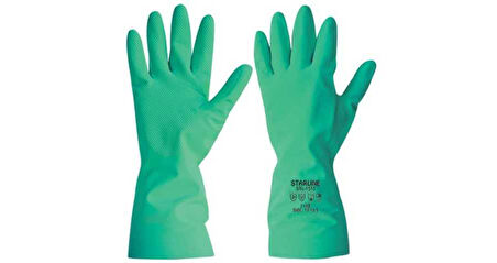 Kimyasal Nitril Eldiven Starline Stl-1815 AJKLMNOPT EN 388: 4101X 8-8,5 Beden 5 Çift  