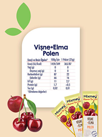Mixmey Bee Vişne Polen 25GR* 24 ADET