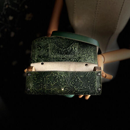 Hakiki Deri, El Yapımı Kadın Çanta, Kadın Cüzdan Larissa v41