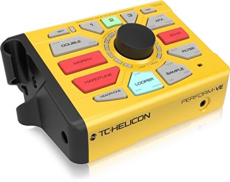 Tc Helicon PERFORM-VE MIDI Perde Kontrollü Örnekleme, Vokal Sentezleme ve Tek Düğmeli Davul Looper ile Devrim Yaratan Vokal Manipülatörü