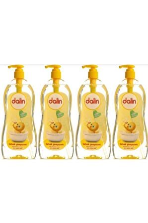Dalin Göz Yakmayan Çiçek Özlü Yenidoğan Uyumlu Saç ve Vücut Şampuanı 4x900 ml