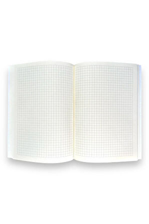 Amerikan Cilt, A5 Kareli Defter, 64 Yaprak, 90gr. Ivory Kağıt (MEDITERRANEAN PATTERN KAPAK TASARIMI)