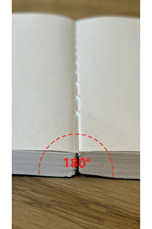 Özel Tasarım Kapaklı A5 Enzo Çizgisiz Defter - 180 Derece Açılabilir