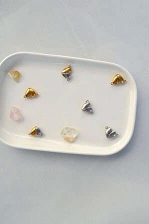 Mıknatıslı Kalp Çelik Charm Seti (6'lı – Gold, Silver & Mix)