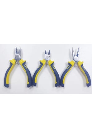 Mini Pense + Yan Keski + Kargaburun Seti Hobi Takımı 13 Cm Mini