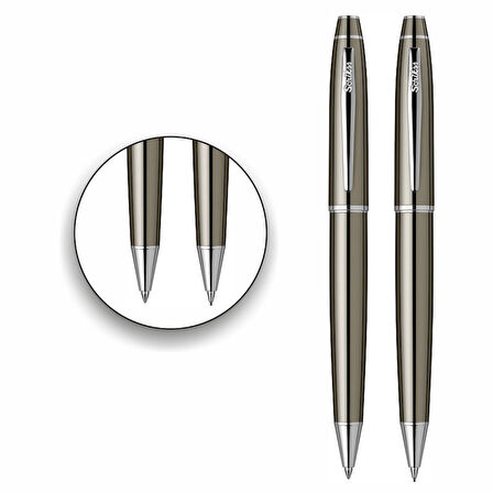 İsminize Özel Scrikss 35 Tıtanyum Tükenmez+Versatil Kalem Set