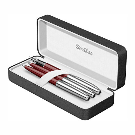 İsminize Özel Scrikss 78 Bordo 3 Lü Set Dk+Tk+Vers Kalem