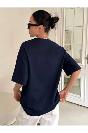 Unisex Milano Baskılı Oversize T-shirt