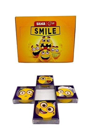 Smile Emojili Silgi 4'lü Set