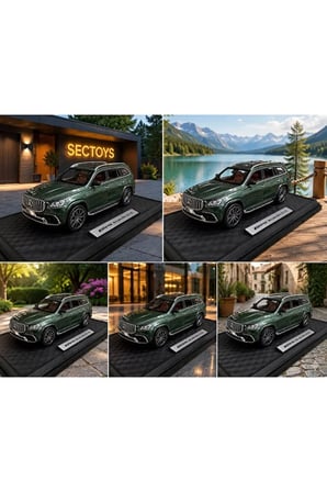 Mercedes GLC 63 Diecast Model Araba 1:24 Ölçek Mercedes GLC 63 JİP Model Araba