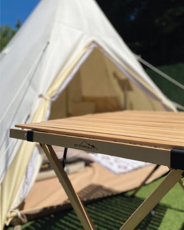 Nurgaz Campout Katlanır Ahşap Masa