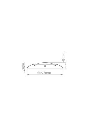 32 Watt 12 Volt Tenda Led Turkuaz Sıva Üstü Havuz Lambası 32w 12v