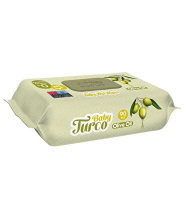 Baby Turco Islak Mendil 90'lı Zeytinyağlı
