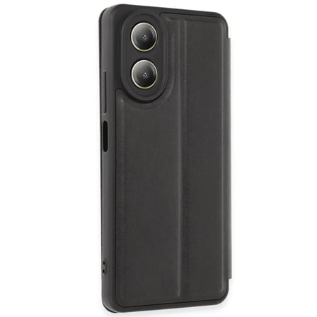 Oppo A38 Kılıf Flip Cover - Siyah