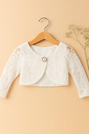 Kız Çocuk Dantel Bolero Kız Çocuk Bolero Özel Gün Kız Çocuk Ceket Modeli 1-11 Yaş
