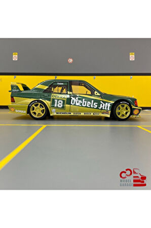 Mercedes 190 Evo Iı 1/18 Ölçek Diecast Metal Model Araba