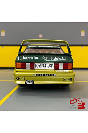 Mercedes 190 Evo Iı 1/18 Ölçek Diecast Metal Model Araba