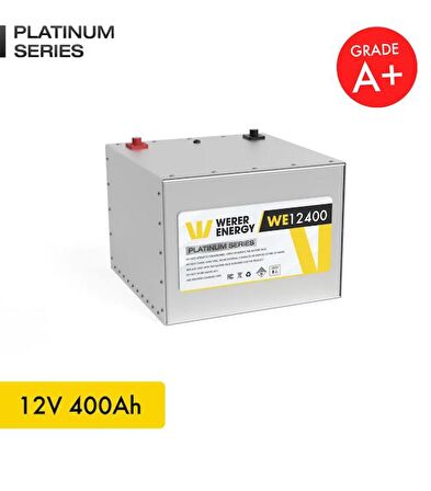 12V 400Ah LiFePO4 Platinum Series Bluetooth'lu Lityum Demir Fosfat Akü 