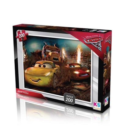 Ks Games Puzzle 200 Parça Cars Çok Renkli