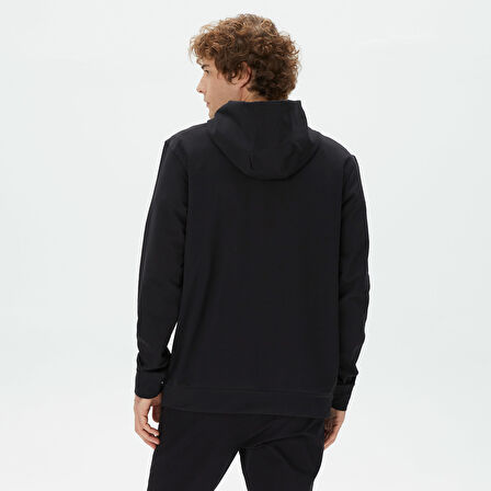 Nautica Erkek Siyah Standart Fit Sweatshirt