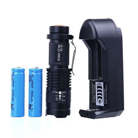 Zoomlu Şarjlı El Feneri