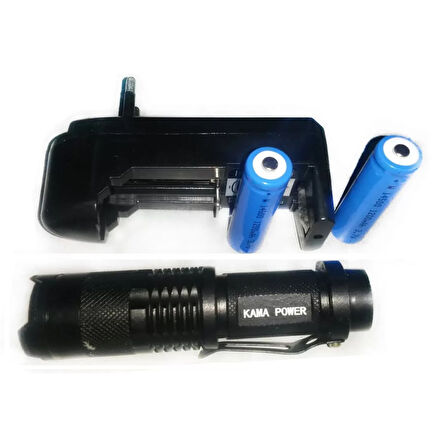 Zoomlu Şarjlı El Feneri