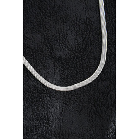 316L Çelik Klasik İtalyan Zincir Model Gümüş Renk Erkek Kolye