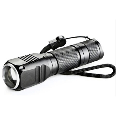 T6 Led Zoomlu 2000 Lm Yüksek Işık Şarjlı El Feneri