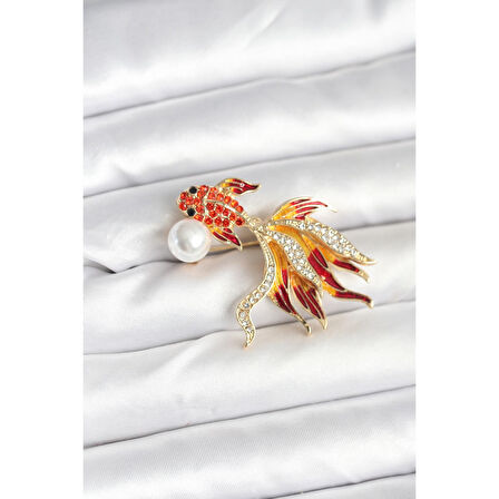 Japon Balığı Model Broş