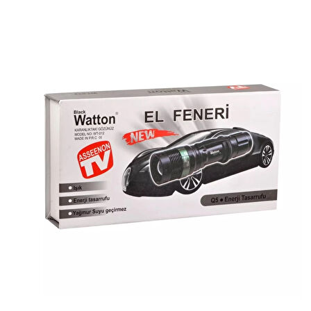 Zoomlu Oto Şarjlı El Feneri