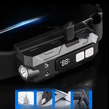 Sensörlü Cob Xpg Led Kafa Lambası