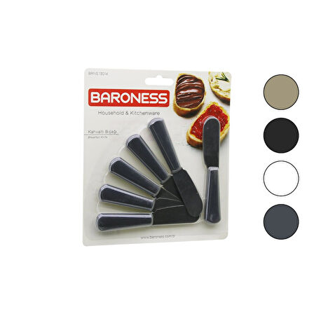 6 PCS KAHVALTI VE TEREYAĞI SETİ 11CM