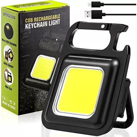 Mini Taşınabilir Led Çok Fonksiyonlu Fener