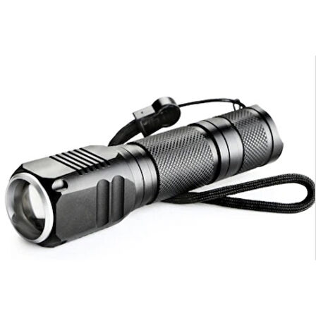 T6 Led Zoomlu 2000 Lm Yüksek Işık Şarjlı El Feneri