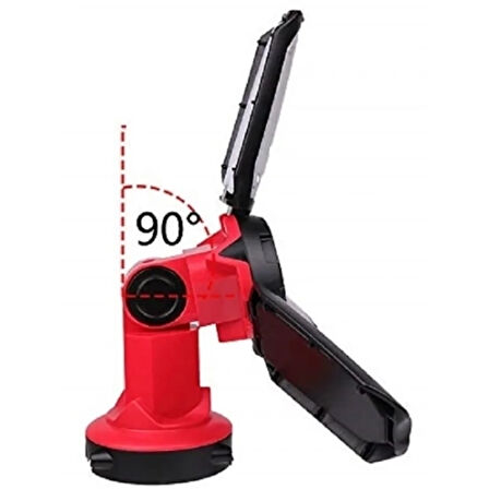 Şarjlı Katlanabilir 3xcob Led+ 3w Led Çok Fonksiyonlu Kamp Feneri