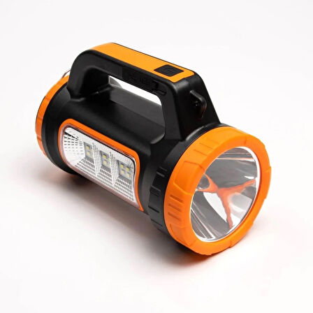 3w+15w Uzun Menzilli Solar Güneş Panelli Ultra Güçlü Ledli Şarjlı Fener