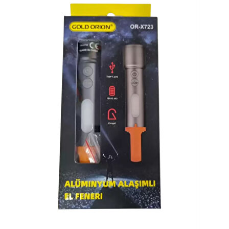 El Feneri X723 Cb-X723 Taktik Feneri Askeri Meşale