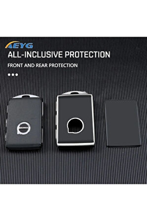 Volvo S90 Lüx Siyah Anahtar Kılıfı