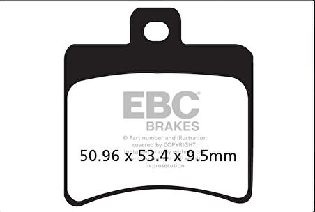 Ebc Fren Balatası Sfa298 Aprılıa Scarabeo 250 500 Hyosung Gt250 Gt650 150