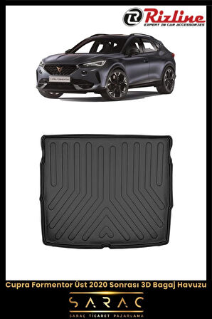Rizline Cupra Formentor 2021 Model Üst 3D Bagaj Havuzu