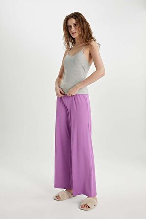 DeFacto Regular Fit Ribana Casual Pijama Altı-Fall in Love Z9115AZ24SPPR489