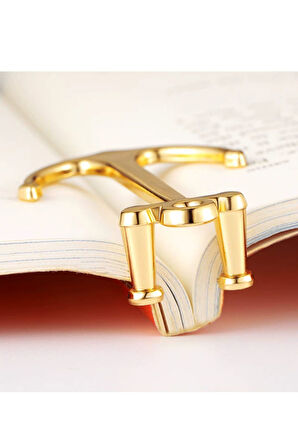 Sayfa Tutucu & Kitap Ayracı (Gold)