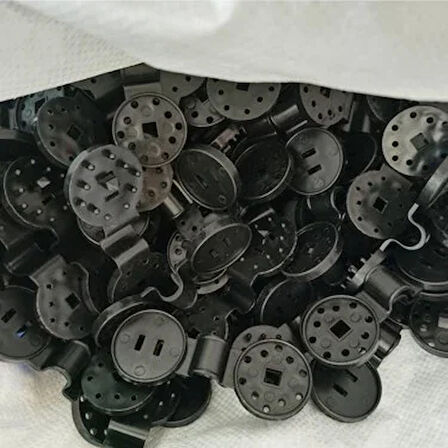 Gölgelik File Klipsi 100 Adet Gölgelik İp Geçirme Aparatı (5365)