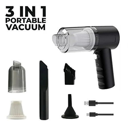 Mini Şarjlı Araç Süpürgesi AS-228 (5365)