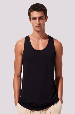 Loule Erkek %95 Bambu 3 Adet Günlük Standart Boy Atlet - Esnek Kalıp ve Premium Nefes Alan Kumaş