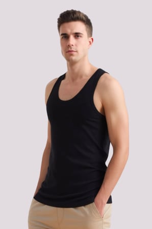 Loule Erkek %95 Bambu 3 Adet Günlük Standart Boy Atlet - Esnek Kalıp ve Premium Nefes Alan Kumaş