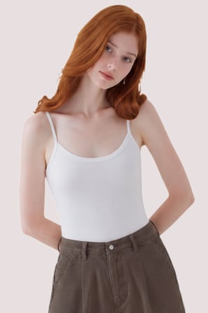 Loule Kadın Modal ve Pamuklu İnce Askılı Esnek Basic Body Atlet