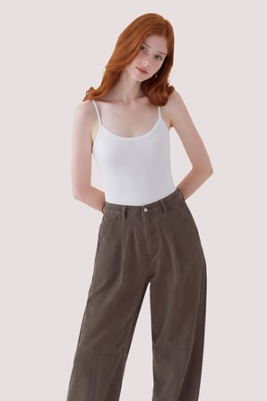 Loule Kadın 2 Adet Modal ve Pamuklu İnce Askılı Esnek Basic Body Atlet - 2'li Avantaj Paketi