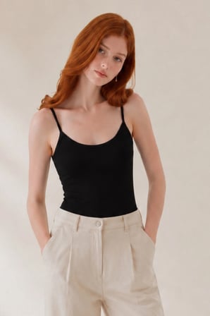 Loule Kadın 3 Adet Modal ve Pamuklu İnce Askılı Esnek Basic Body Atlet - 3'lü Avantaj Paketi